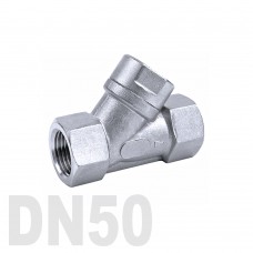 Фильтр угловой муфтовый нержавеющий AISI 304 DN50 (60.3 мм)