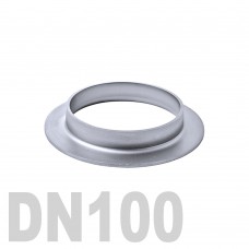 Фланцевая нержавеющая отбортовка AISI 304 DN100 (104 x 2.0 мм)
