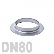 1054, Фланцевая нержавеющая отбортовка AISI 316 DN80 (85 x 2.0 мм), , 0.00р., , InoxGarant, Фланцевая отбортовка DIN стандарт
