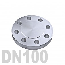 Фланцевая нержавеющая заглушка AISI 304 DN100 (104 мм)