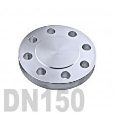 Фланцевая нержавеющая заглушка AISI 304 DN150 (154 мм)