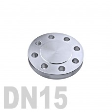 Фланцевая нержавеющая заглушка AISI 304 DN15 (18 мм)