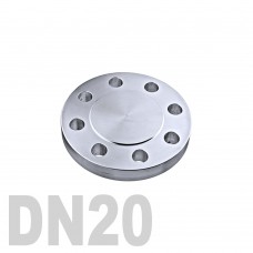 Фланцевая нержавеющая заглушка AISI 304 DN20 (22 мм)