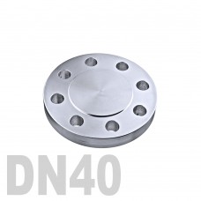 Фланцевая нержавеющая заглушка AISI 304 DN40 (41 мм)