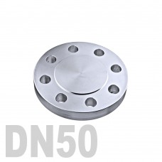 Фланцевая нержавеющая заглушка AISI 304 DN50 (52 мм)