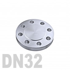 Фланцевая нержавеющая заглушка AISI 304 DN32 (42.4 мм)
