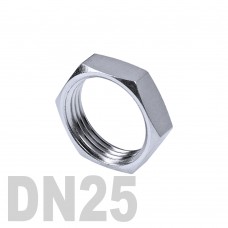 Контргайка нержавеющая AISI 304 DN25 (33.7 мм)