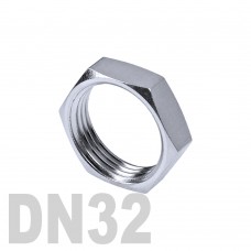 Контргайка нержавеющая AISI 304 DN32 (42.4 мм)