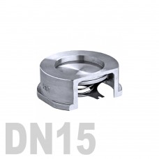 Клапан обратный межфланцевый нержавеющий AISI 316 DN15 (21.3 мм)