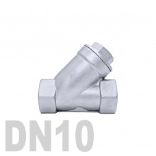 Клапан обратный муфтовый угловой нержавеющий AISI 316 DN10 (17.1 мм)