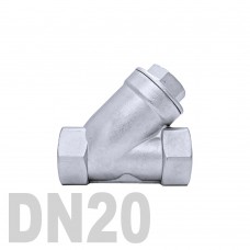 Клапан обратный муфтовый угловой нержавеющий AISI 316 DN20 (26.9 мм)