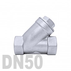 Клапан обратный муфтовый угловой нержавеющий AISI 316 DN50 (60.3 мм)