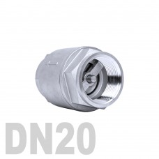 Клапан обратный муфтовый нержавеющий AISI 304 DN20 (26.9 мм)