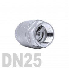 Клапан обратный муфтовый нержавеющий AISI 304 DN25 (33.7 мм)