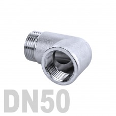 Отвод нержавеющий 90° [вр / нр] AISI 304 DN50 (60.3 мм)