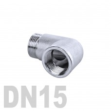 Отвод нержавеющий 90° [вр / нр] AISI 316 DN15 (21.3 мм)