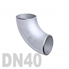 Отвод нержавеющий приварной AISI 304 DN40 (40 x 1.5 мм)