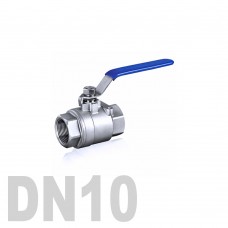 Кран шаровой муфтовый нержавеющий AISI 304 DN10 (17.1 мм)