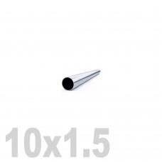 Труба круглая нержавеющая матовая AISI 304 (10x1.5x6000мм)