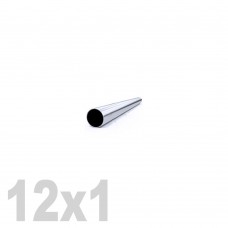 Труба круглая нержавеющая матовая AISI 304 (12x1x6000мм)