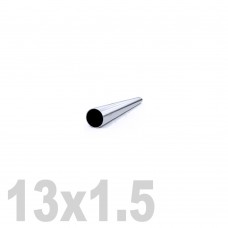 Труба круглая нержавеющая матовая AISI 304 (13x1.5x6000мм)