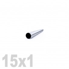 Труба круглая нержавеющая матовая AISI 304 (15x1x6000мм)
