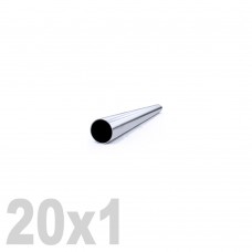 Труба круглая нержавеющая матовая AISI 304 (20x1x6000мм)