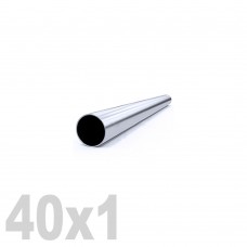 Труба круглая нержавеющая шлифованная DIN 11850 AISI 304 (40x1.0x6000мм)