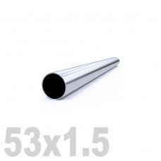 Труба круглая нержавеющая шлифованная DIN 11850 AISI 304 (53x1.5x6000мм)