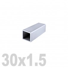 Труба квадратная нержавеющая матовая DIN 2395 AISI 304 (30x30x1.5x6000мм)