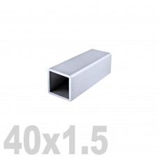 Труба квадратная нержавеющая матовая DIN 2395 AISI 304 (40x40x1.5x6000мм)