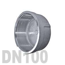 Заглушка колпачок нержавеющая [вр] AISI 304 DN100 (114.3 мм)