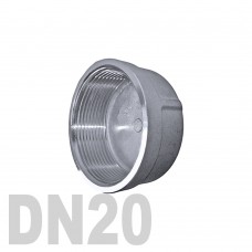 Заглушка колпачок нержавеющая [вр] AISI 304 DN20 (26.9 мм)