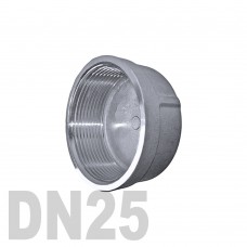 Заглушка колпачок нержавеющая [вр] AISI 304 DN25 (33.7 мм)