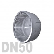 Заглушка колпачок нержавеющая [вр] AISI 304 DN50 (60.3 мм)